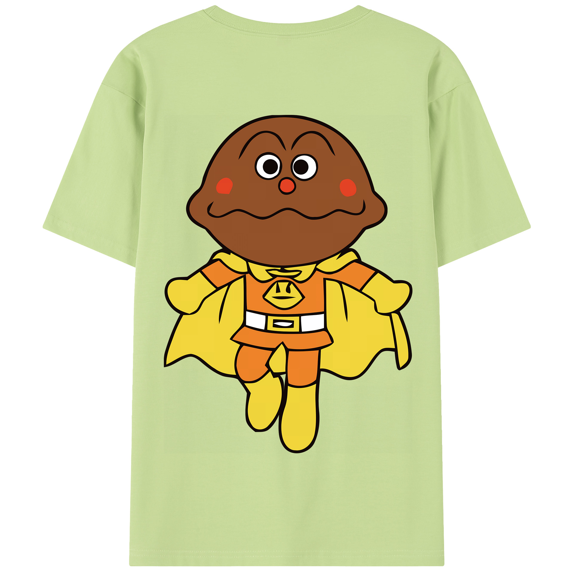 （画像用） アンパンマン Anpanman 綿100％半袖Tシャツ（背面プリント）
